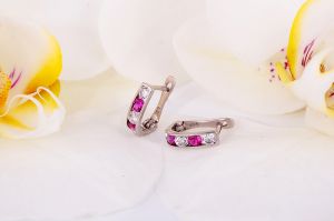 Arany bébi és gyermek fülbevaló 6mm d.p-ld14.4.1f-p - Ezüst gyerek fülbevaló