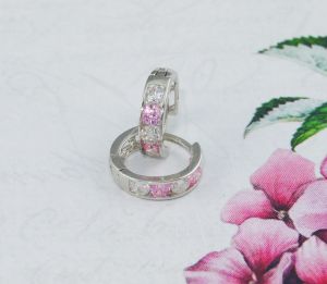 Arany bébi és gyermek fülbevaló 8mm karika - Arany gyerek fülbevaló