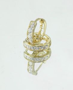 Arany baba és gyermek fülbevaló 8mm belső átmérő - Arany gyerek fülbevaló