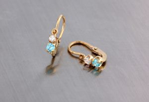 Arany bébi és gyermek fülbevaló db.4.6 - Arany gyerek fülbevaló