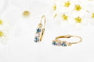 Arany gyermekfülbevaló db.4.8 - Arany gyerek fülbevaló