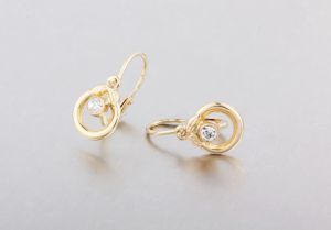 Arany bébi és gyermek fülbevaló f.f-ald-467 - Arany gyerek fülbevaló