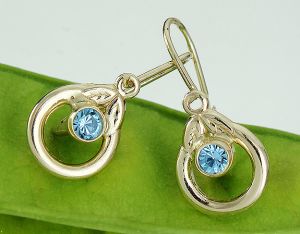 Arany bébi és gyermek fülbevaló f.vk-ld-408 - Arany gyerek fülbevaló