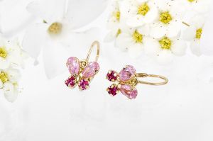 Arany bébi és gyermek fülbevaló x.-a140.4.103 - Arany gyerek fülbevaló