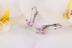 Arany bébi és gyermek fülbevaló x.-a140.4.10f-r - Arany gyerek fülbevaló